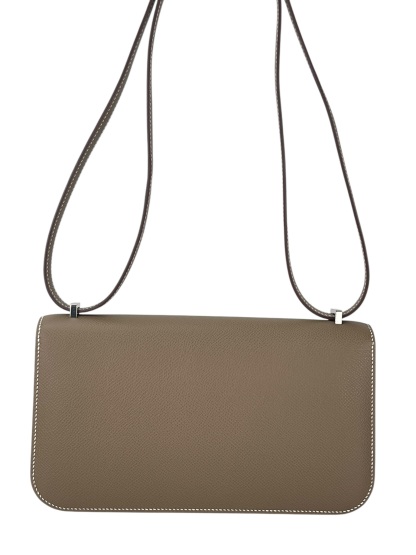 HERMES - Constance Elan Etoupe Epsom Palladium Hardware
