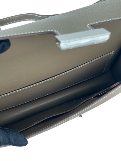 HERMES - Constance Elan Etoupe Epsom Palladium Hardware