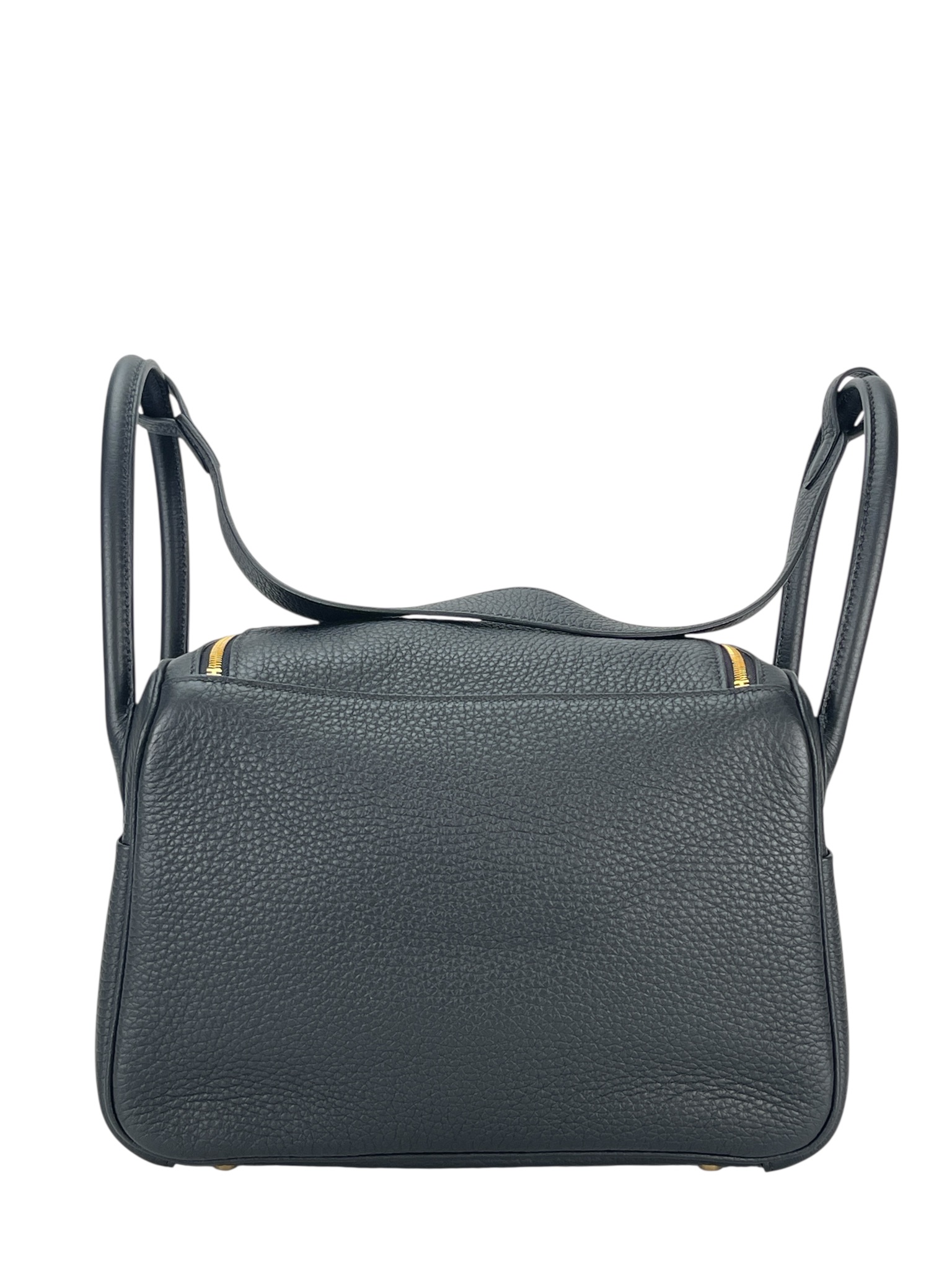 HERMES - Lindy 26 Black TC Gold Hardware 