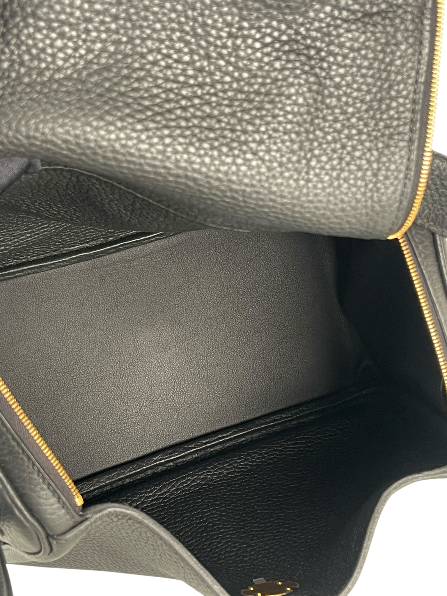 HERMES - Lindy 26 Black TC Gold Hardware 