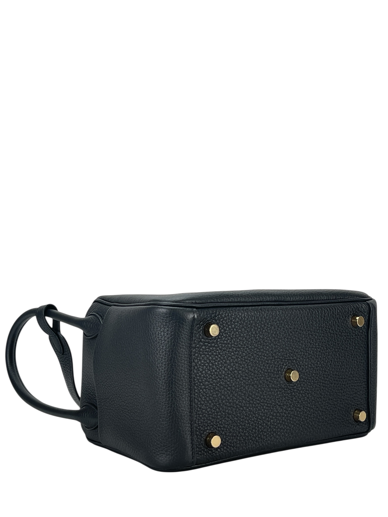 HERMES - Lindy 26 Black TC Gold Hardware 