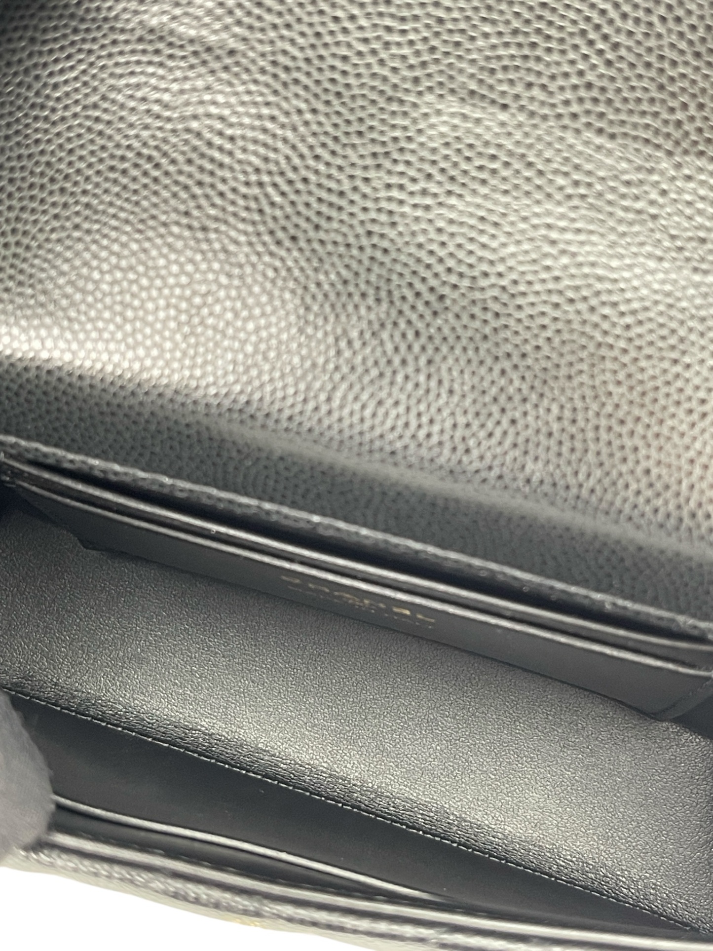 CHANEL - 25A Coco Handle Nano Black Caviar Gold Hardware