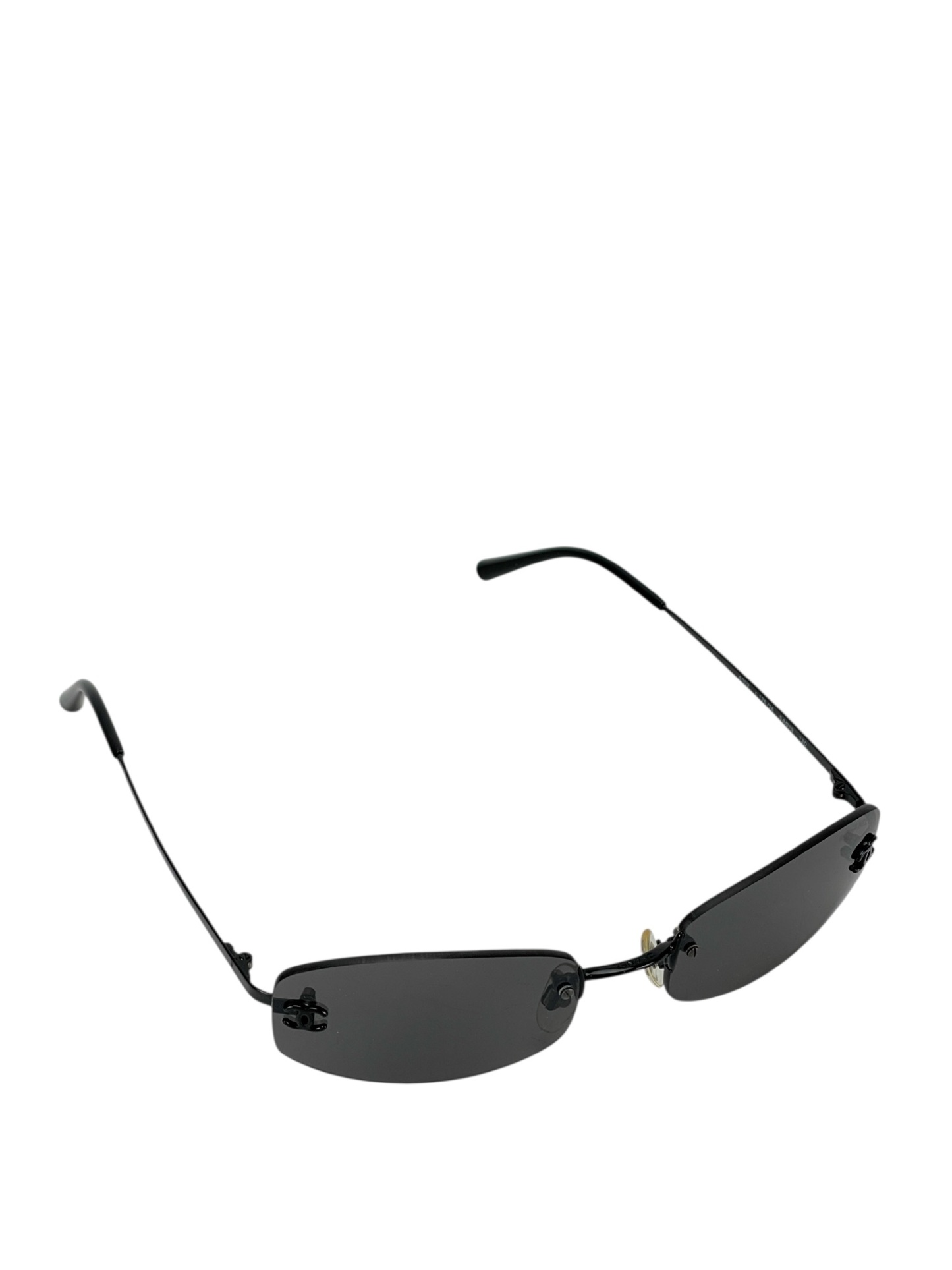 CHANEL - All Black Coco Mark Logo Sunglasses – Camellia Vintage Tokyo