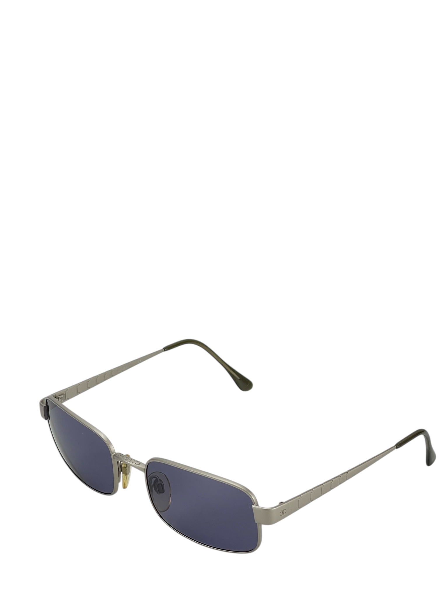 CHANEL - Purple Sunglasses Silver Hardware