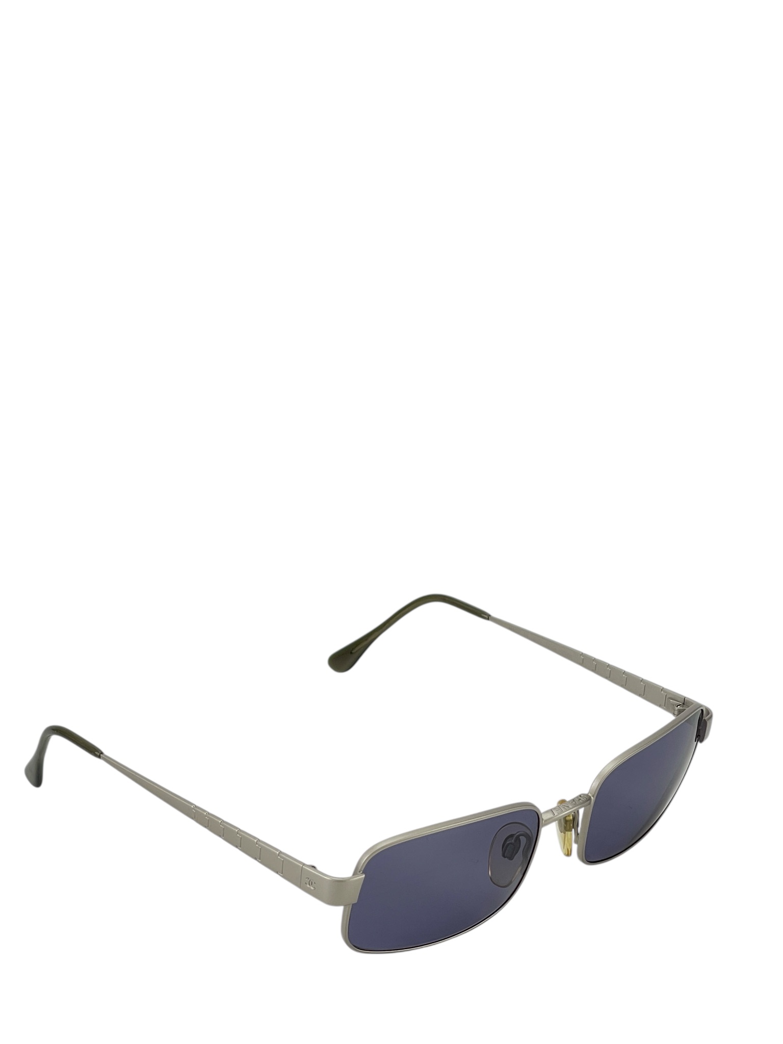 CHANEL - Purple Sunglasses Silver Hardware
