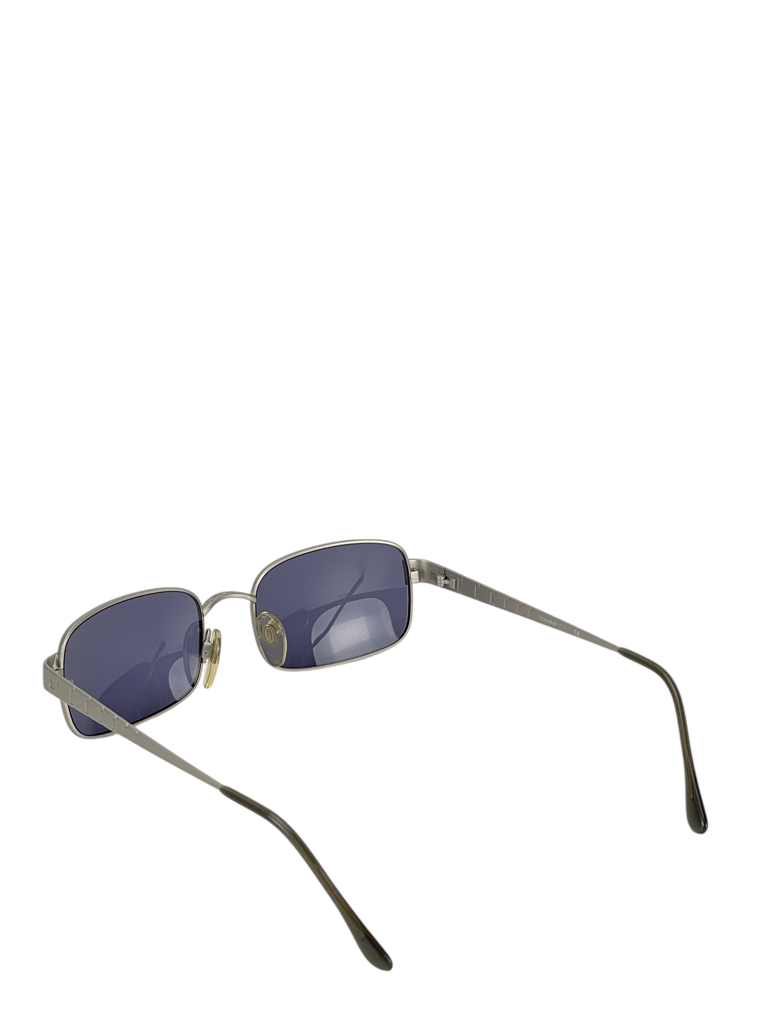CHANEL - Purple Sunglasses Silver Hardware