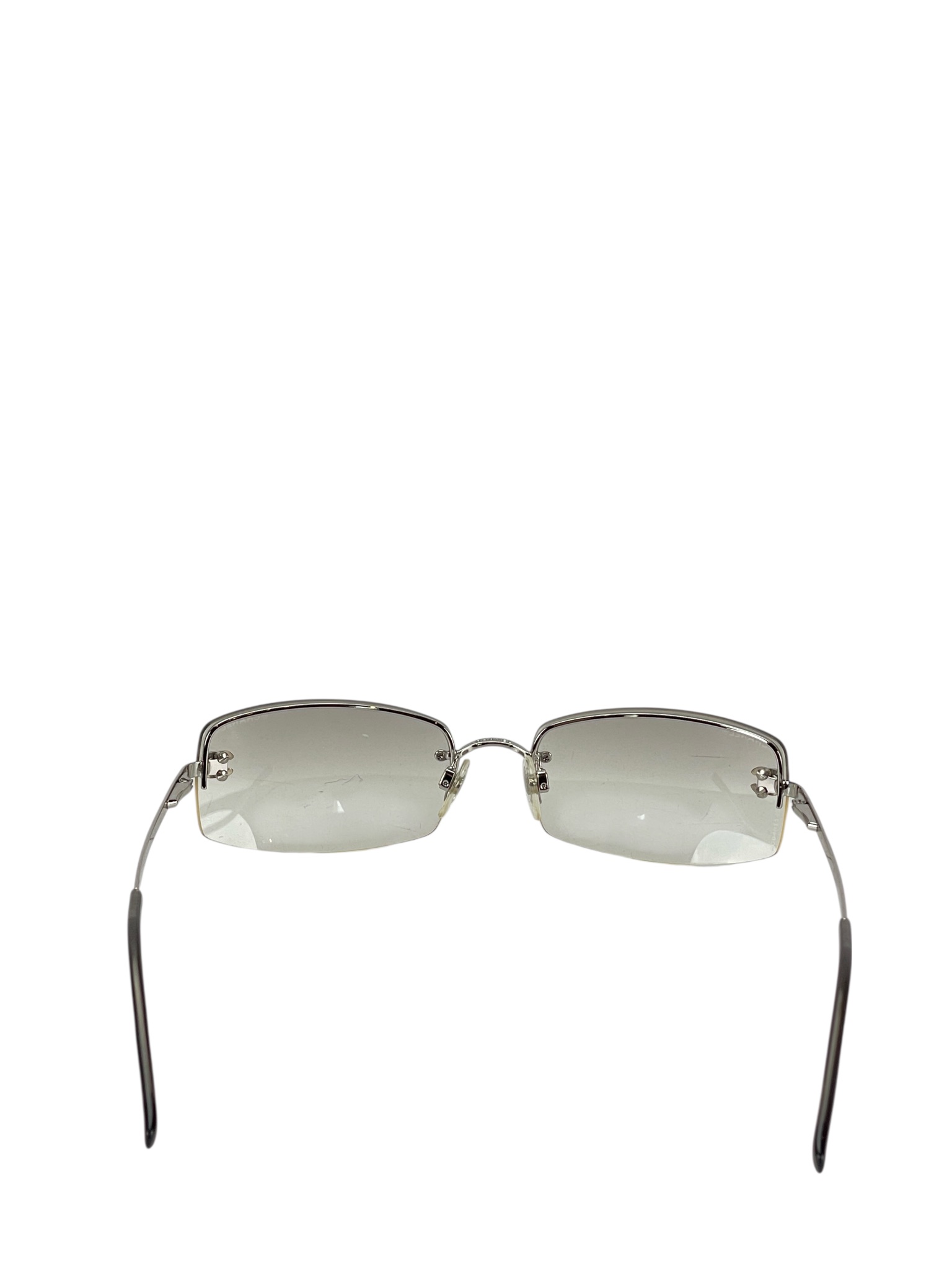 CHANEL - Sunglasses  Light Brown Rhinestone Coco Mark 