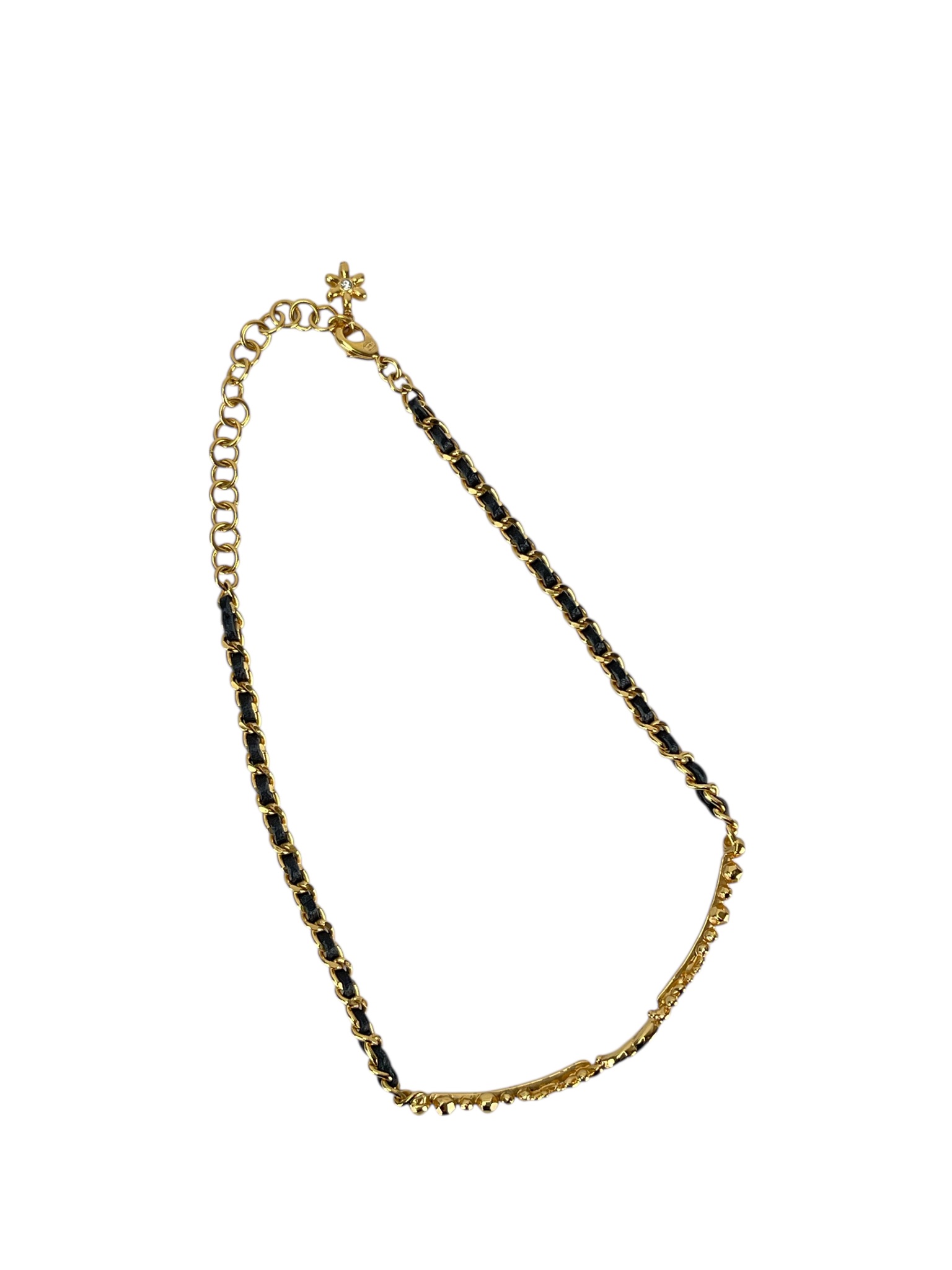 CHANEL - 23A Gold Flower Motif Choker