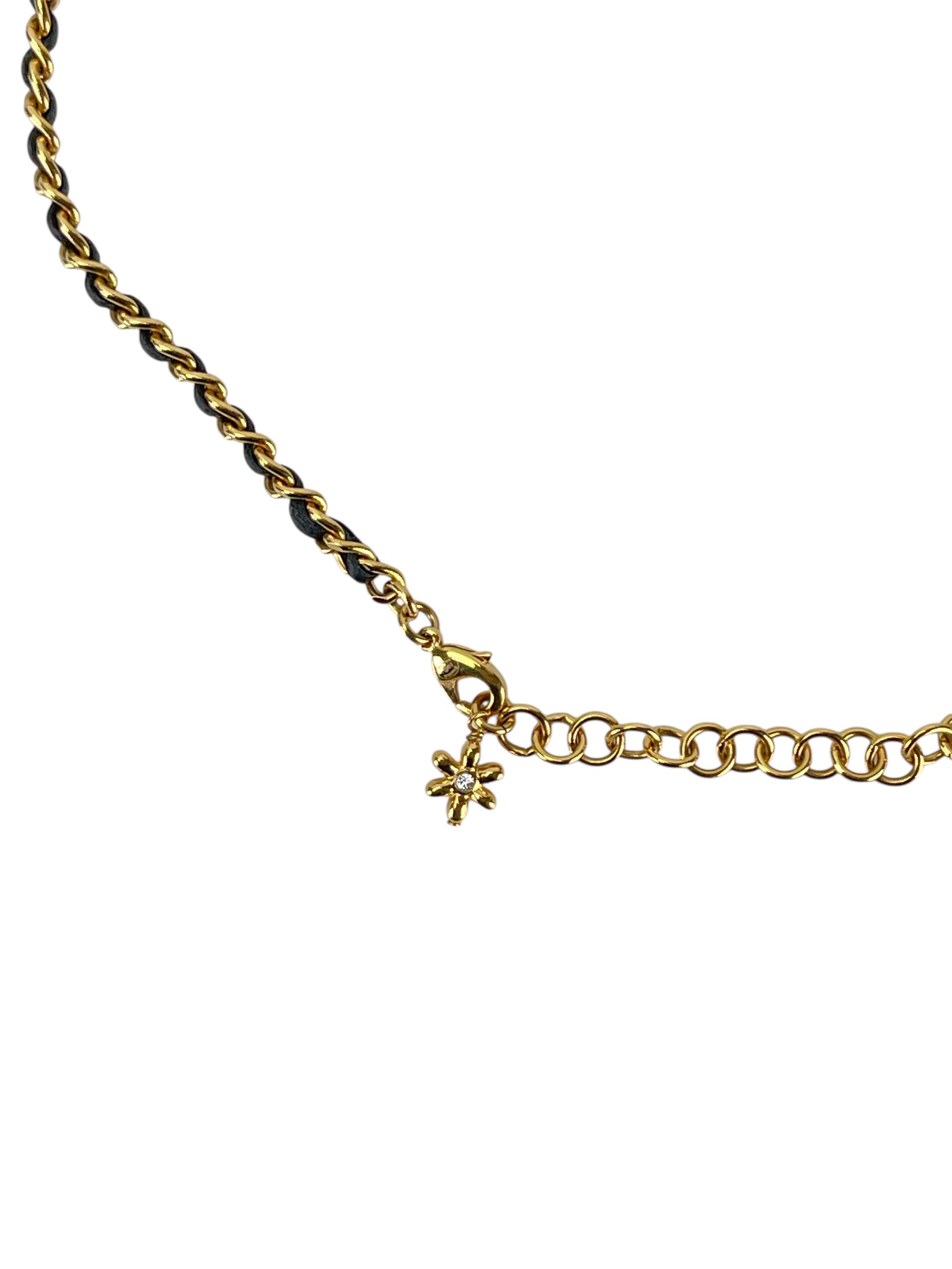 CHANEL - 23A Gold Flower Motif Choker