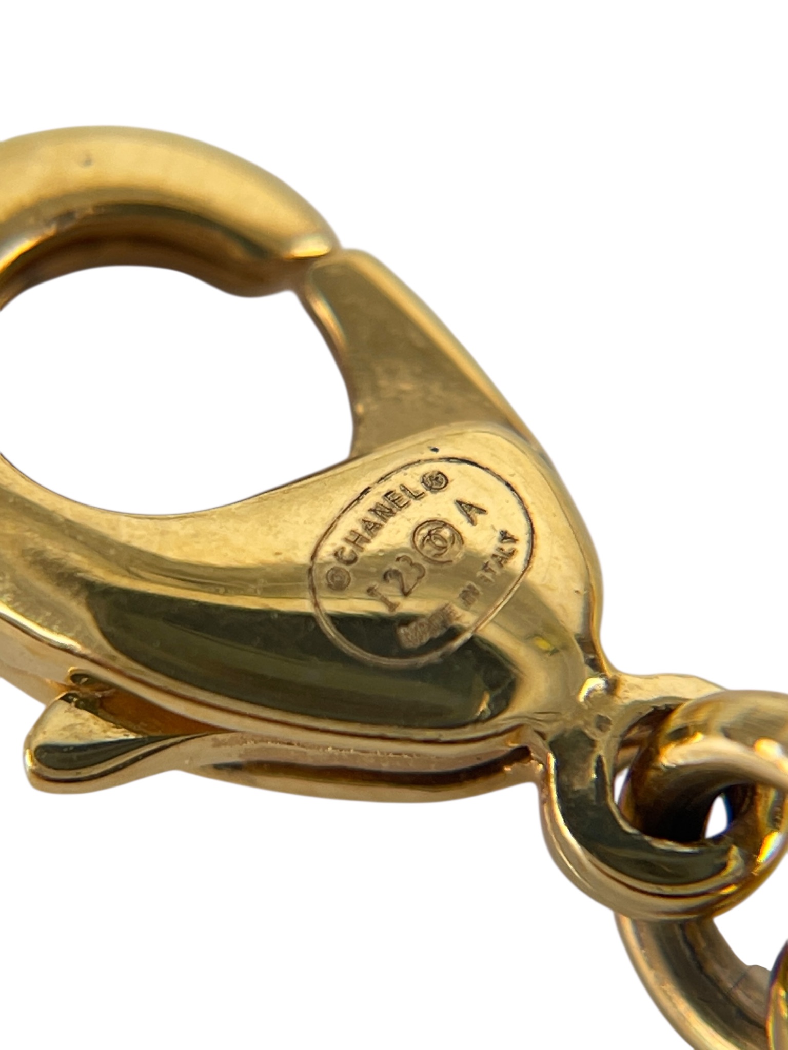 CHANEL - 23A Gold Flower Motif Choker