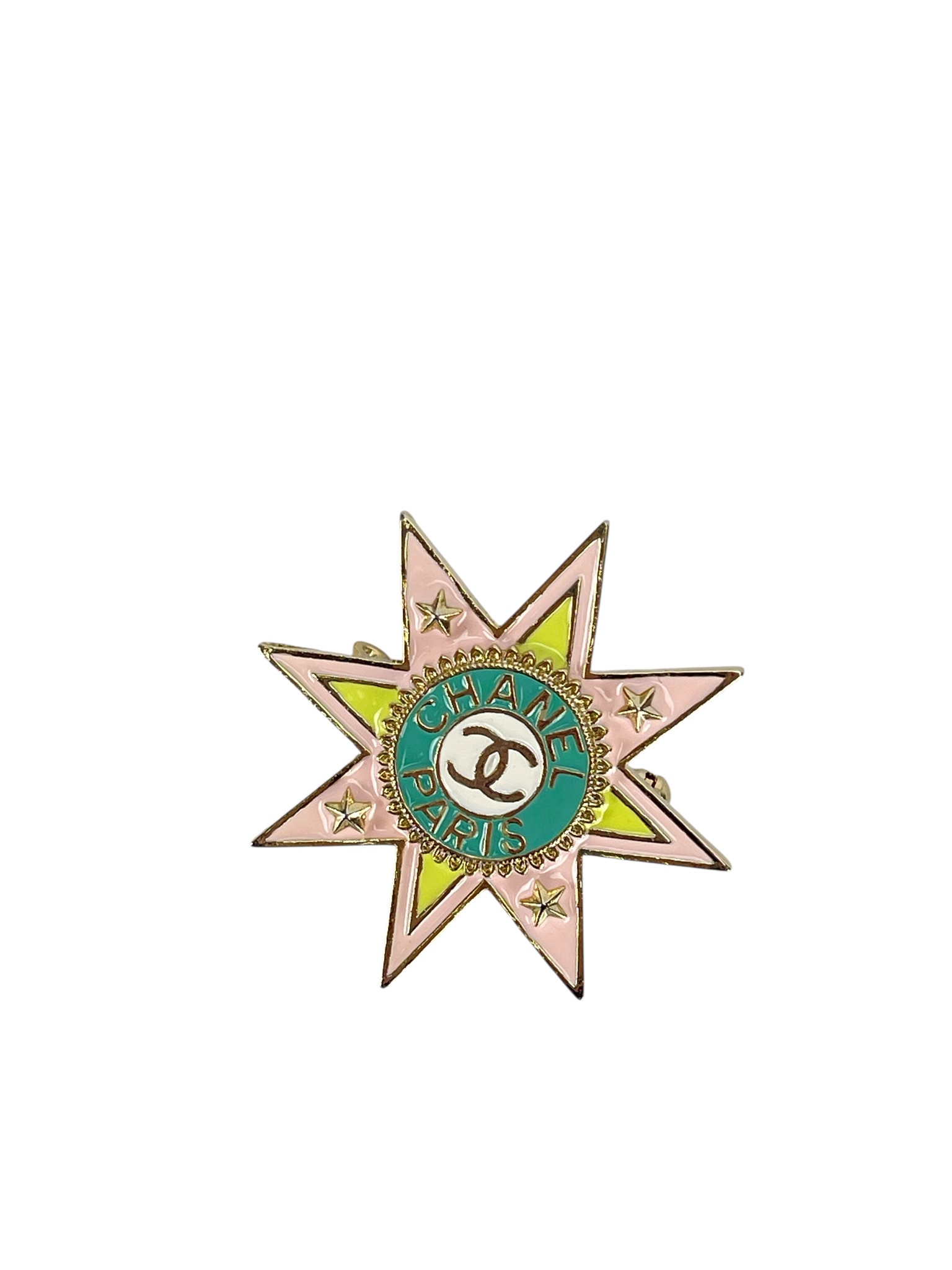 CHANEL - 13C Starburst Multicolor Brooch