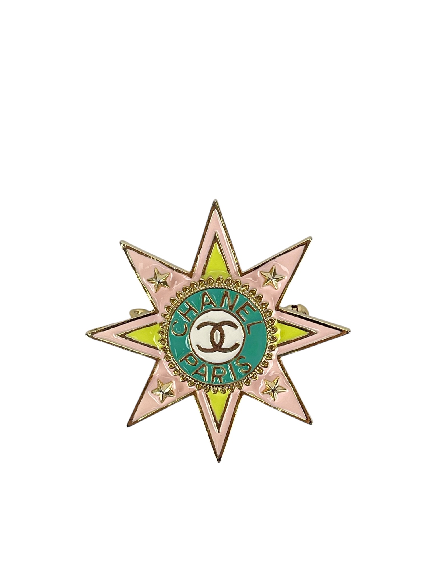 CHANEL - 13C Starburst Multicolor Brooch