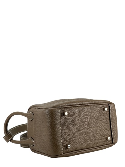 HERMES - Mini Lindy Etoupe TC Palladium Hardware 