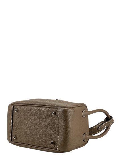 HERMES - Mini Lindy Etoupe TC Palladium Hardware 