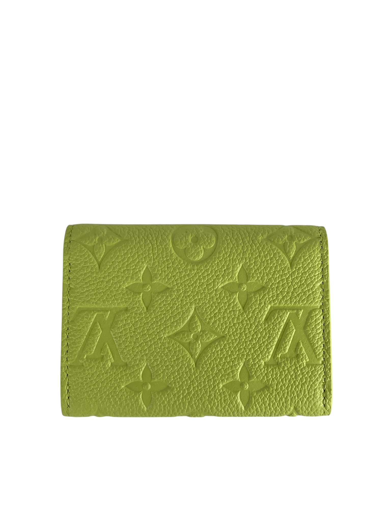 LOUIS VUITTON - Green Calfskin Rosalie Coin Purse Monogram Empreinte