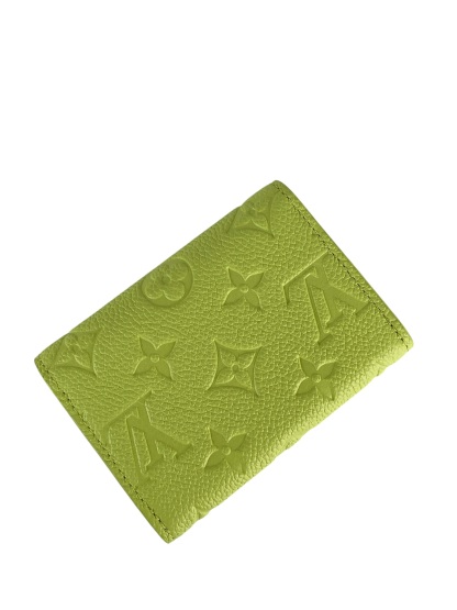 LOUIS VUITTON - Green Calfskin Rosalie Coin Purse Monogram Empreinte