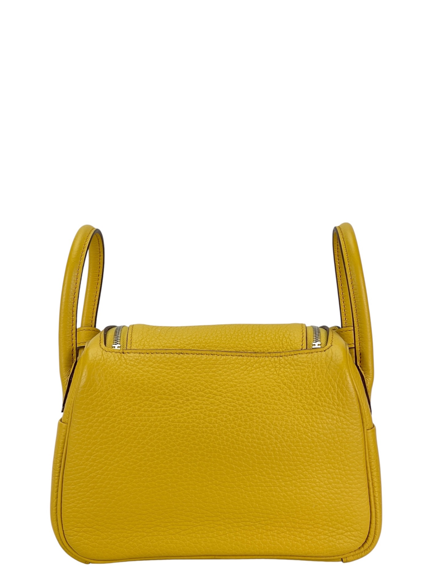 HERMES - Mini Lindy B4 Sun Yellow TC Palladium Hardware 