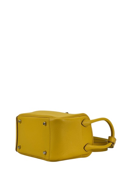 HERMES - Mini Lindy B4 Sun Yellow TC Palladium Hardware 