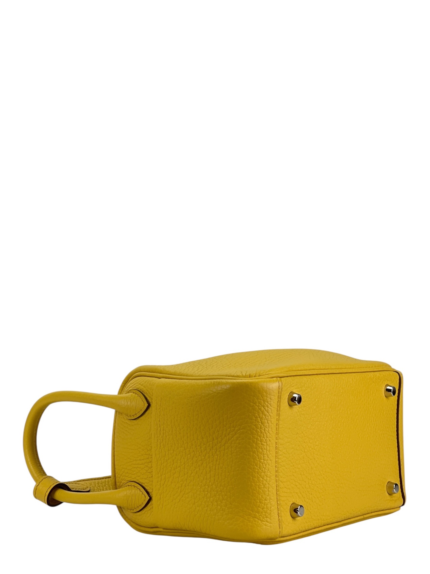 HERMES - Mini Lindy B4 Sun Yellow TC Palladium Hardware 