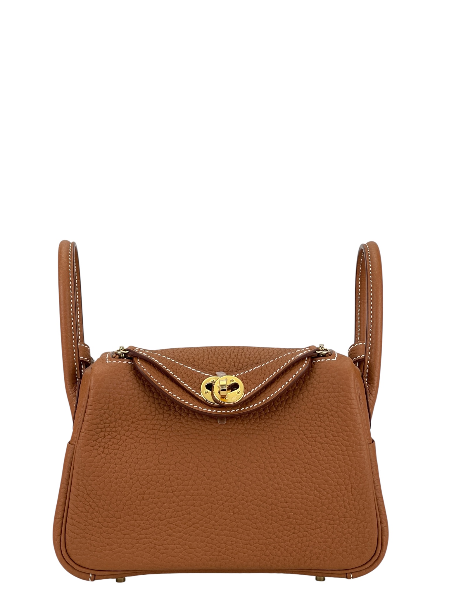 HERMES - Mini Lindy Gold TC Gold Hardware 