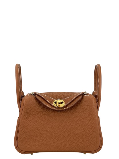 HERMES - Mini Lindy Gold TC Gold Hardware 