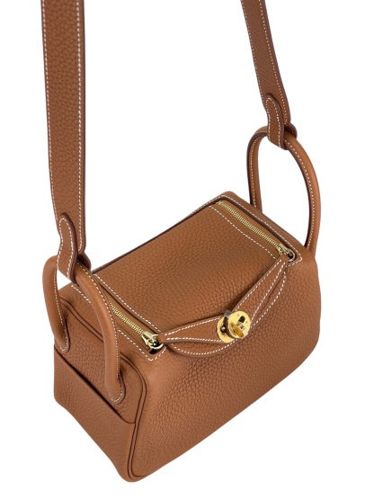 HERMES - Mini Lindy Gold TC Gold Hardware 