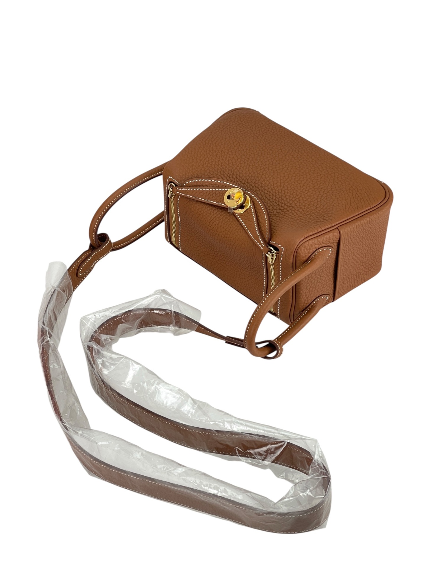 HERMES - Mini Lindy Gold TC Gold Hardware 