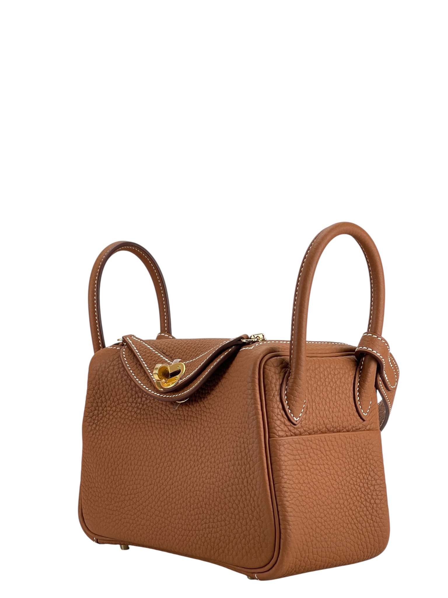 HERMES - Mini Lindy Gold TC Gold Hardware 
