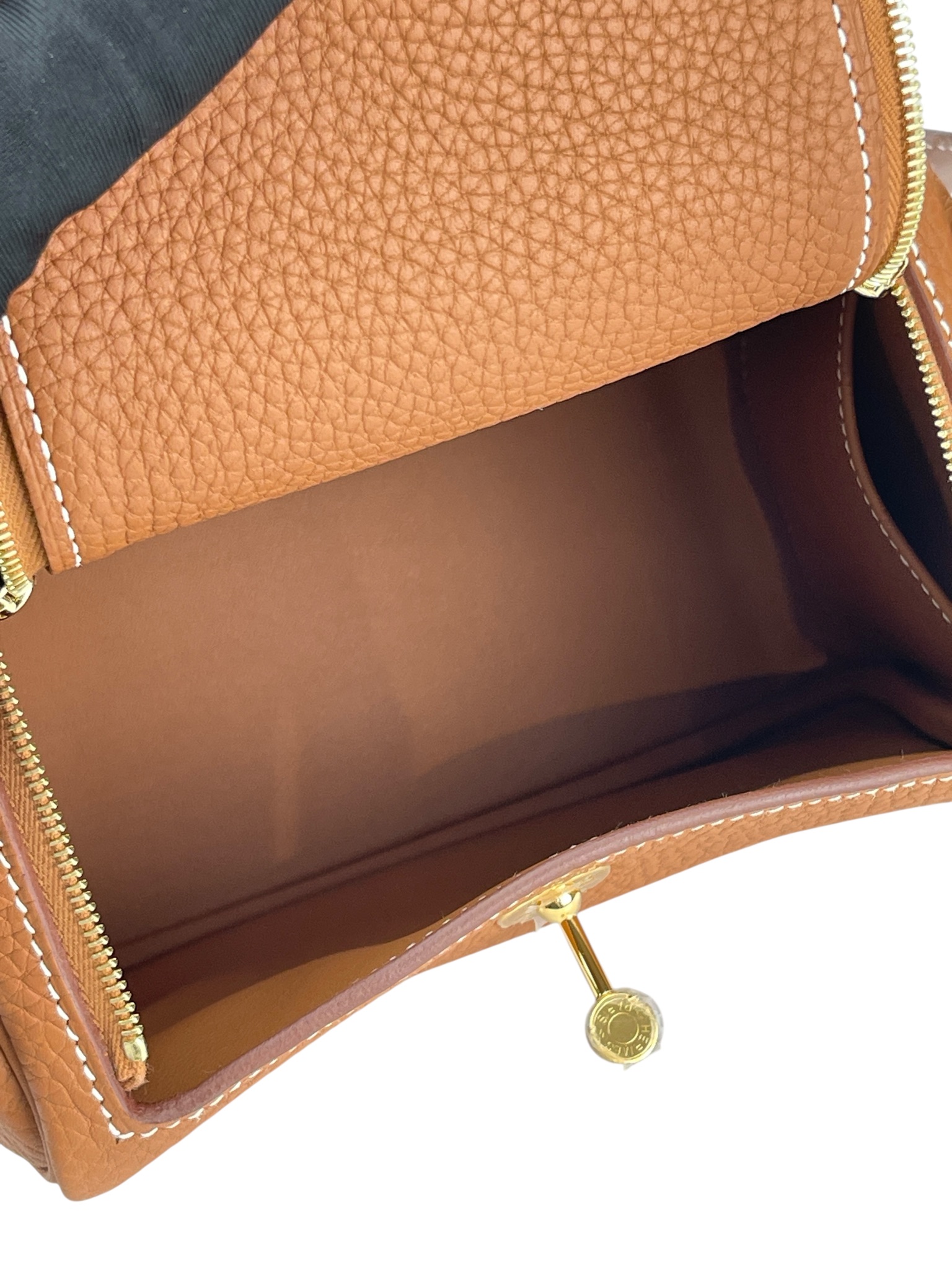 HERMES - Mini Lindy Gold TC Gold Hardware 