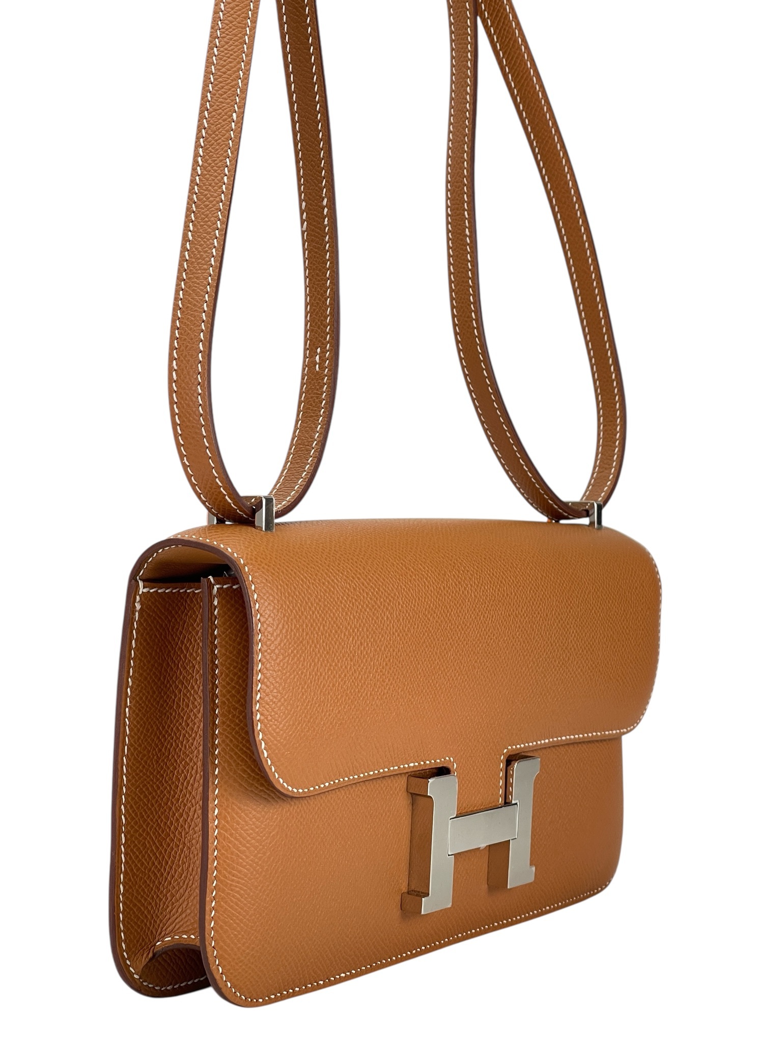 HERMES - Constance Elan 24 Gold Epsom Gold Hardware