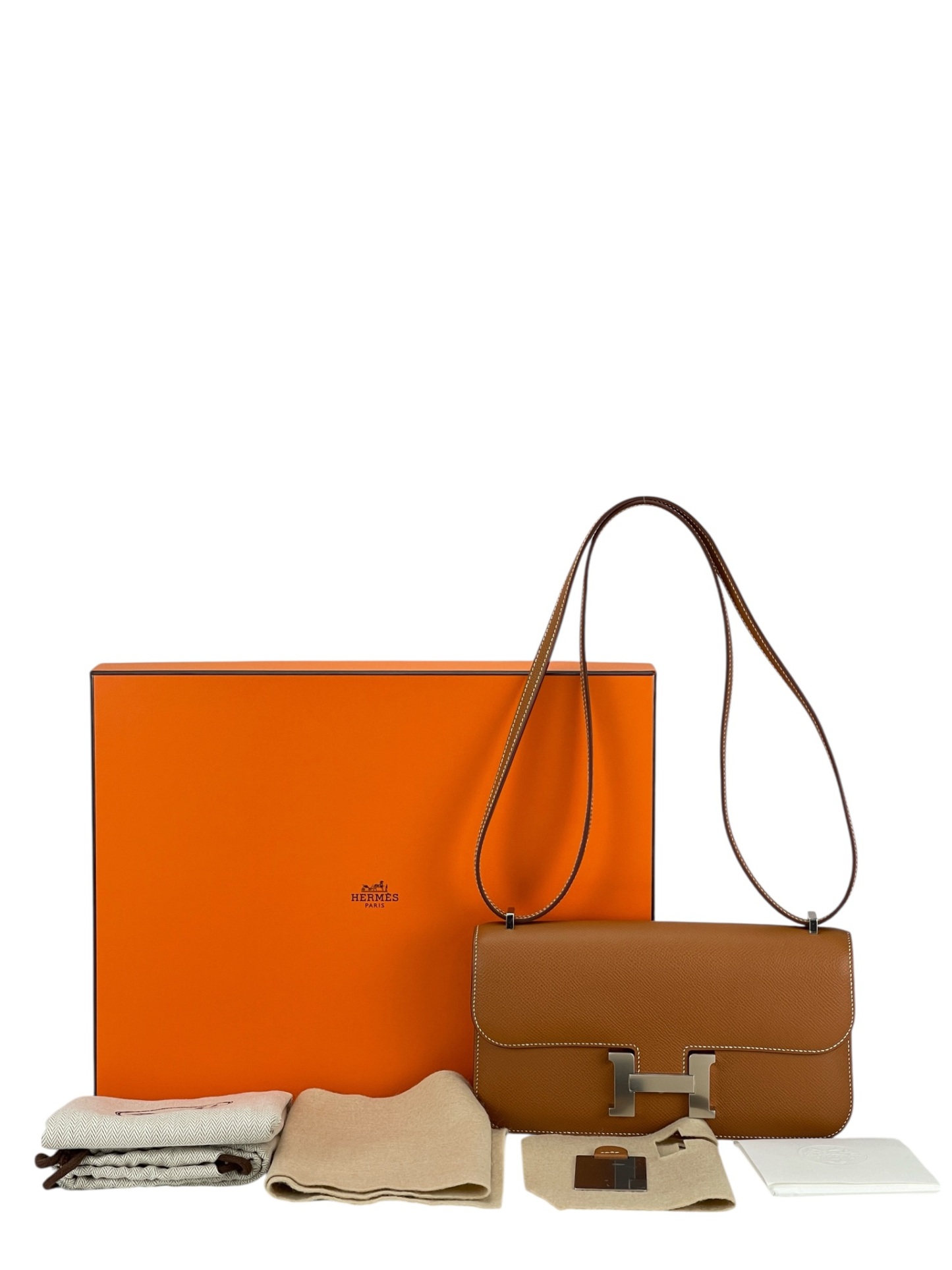 HERMES - Constance Elan 24 Gold Epsom Gold Hardware