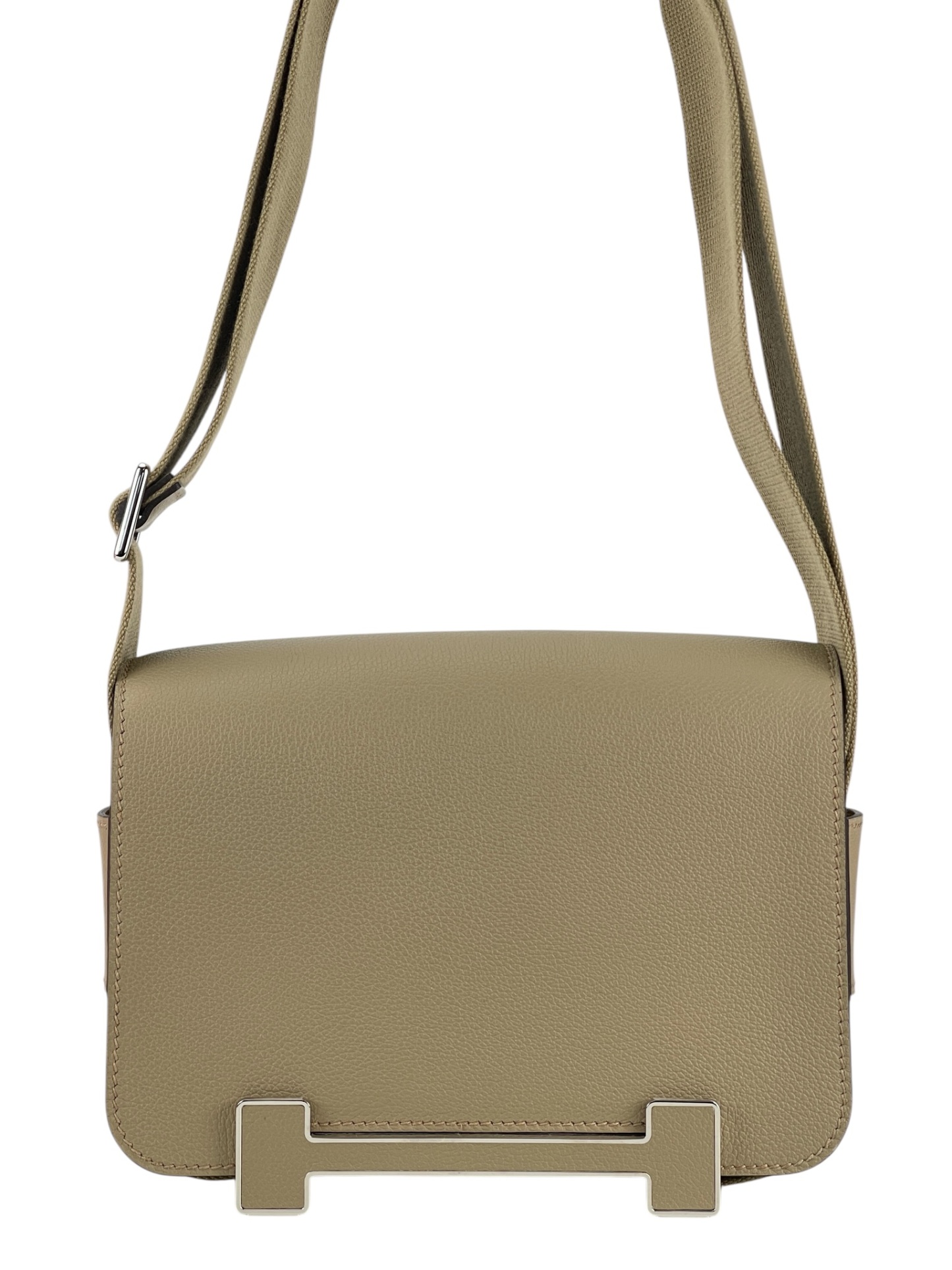 HERMES - Geta Evercolor 8Q Silver Hardware