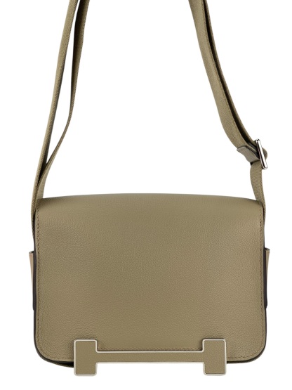 HERMES - Geta Evercolor 8Q Silver Hardware