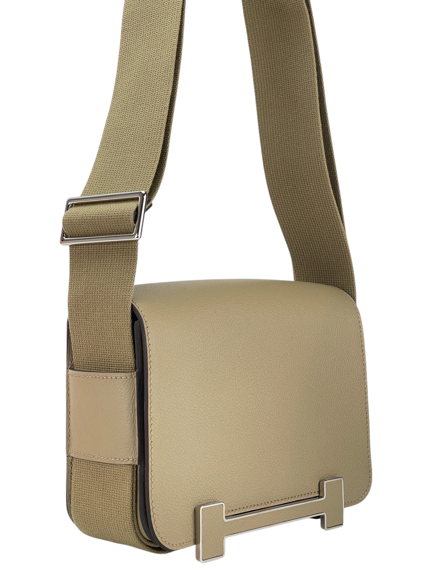 HERMES - Geta Evercolor 8Q Silver Hardware