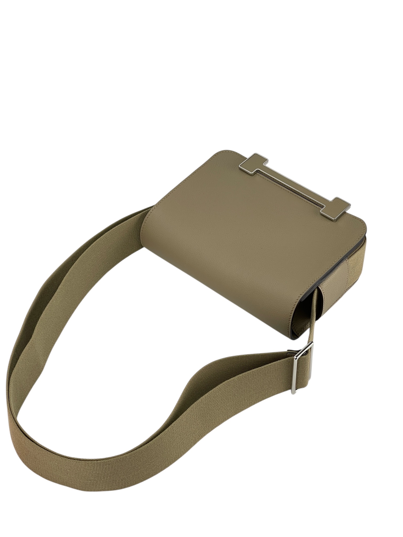 HERMES - Geta Evercolor 8Q Silver Hardware