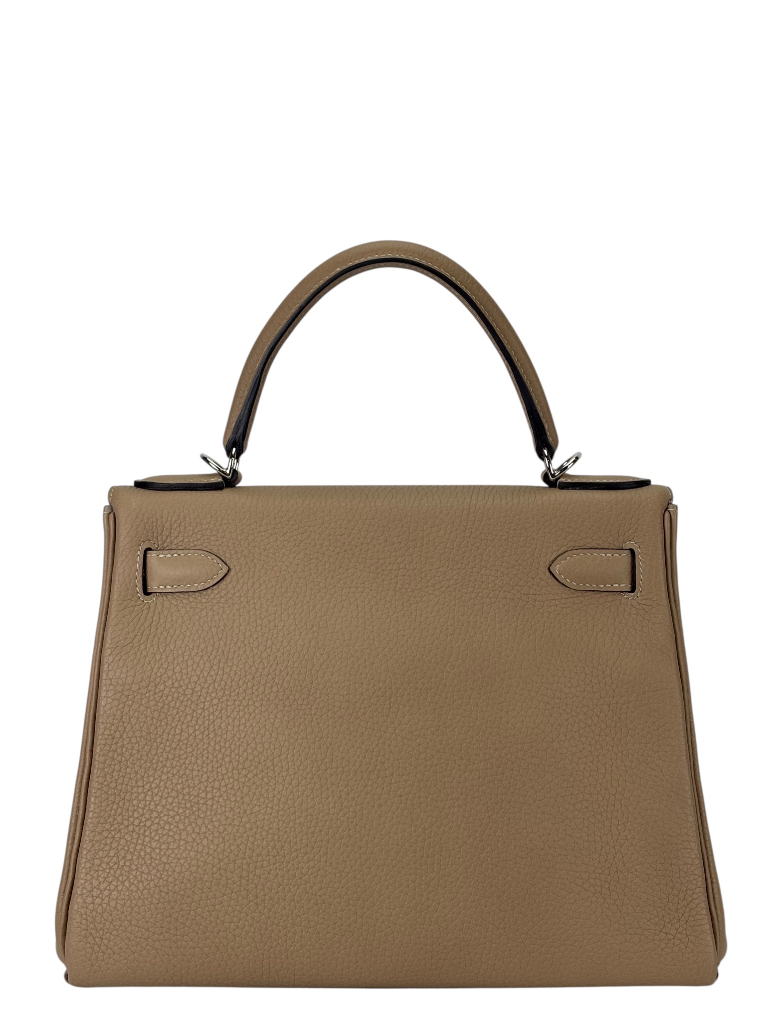 HERMES - Kelly 28 S2 Trench Togo Palladium Hardware