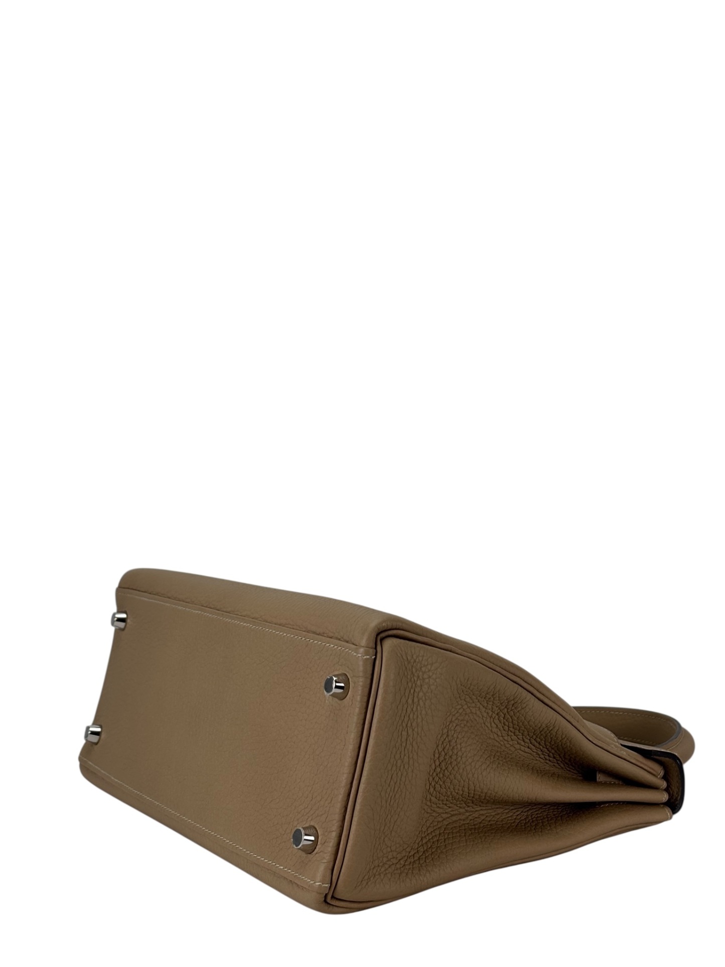 HERMES - Kelly 28 S2 Trench Togo Palladium Hardware