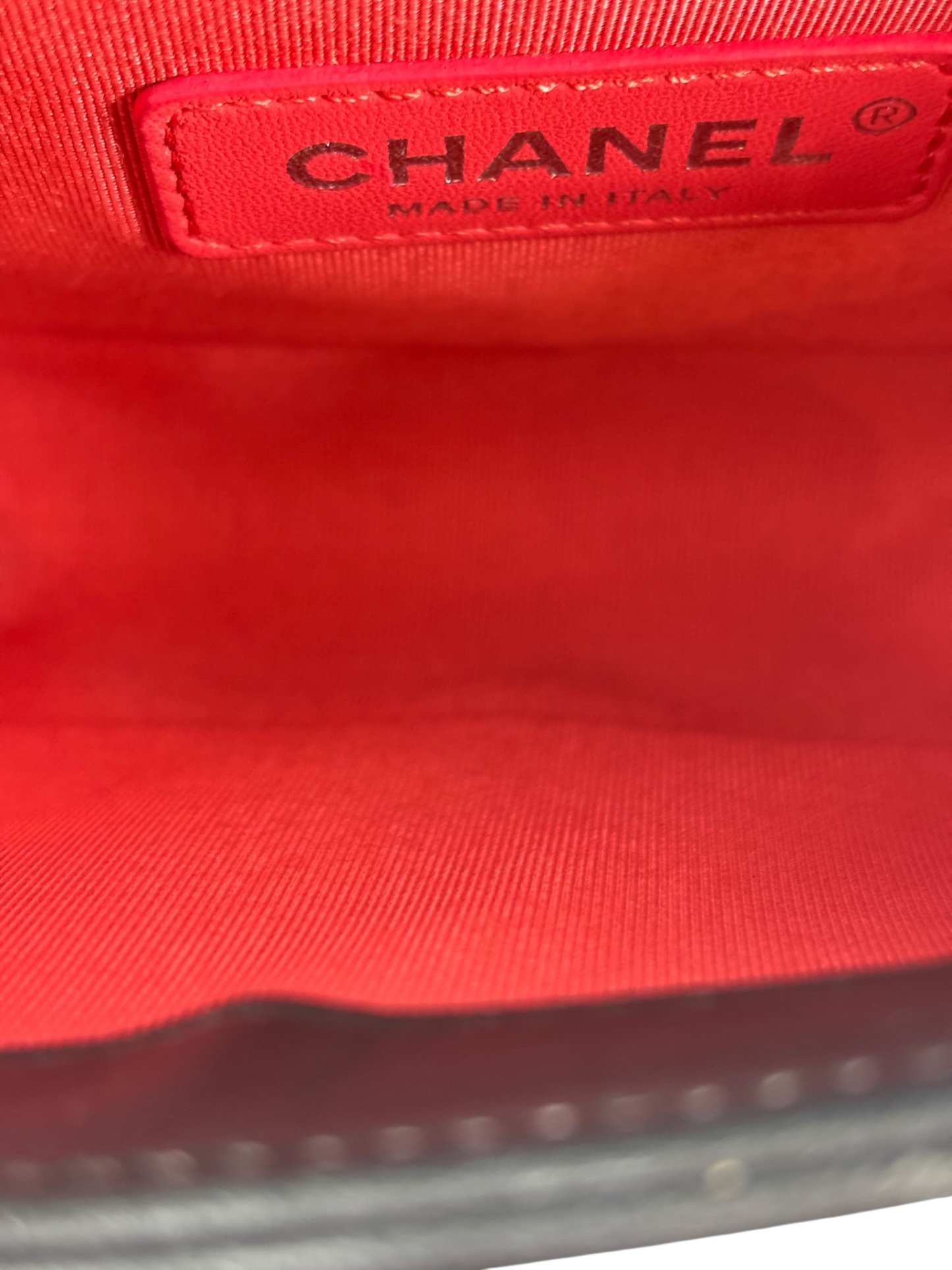 CHANEL - Small Boy Flap Bag Black Tweed Sequin Sliver Hardware