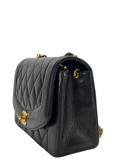 CHANEL - Small Classic Double Flap Bag Lambskin Gold Hardware (CF23)