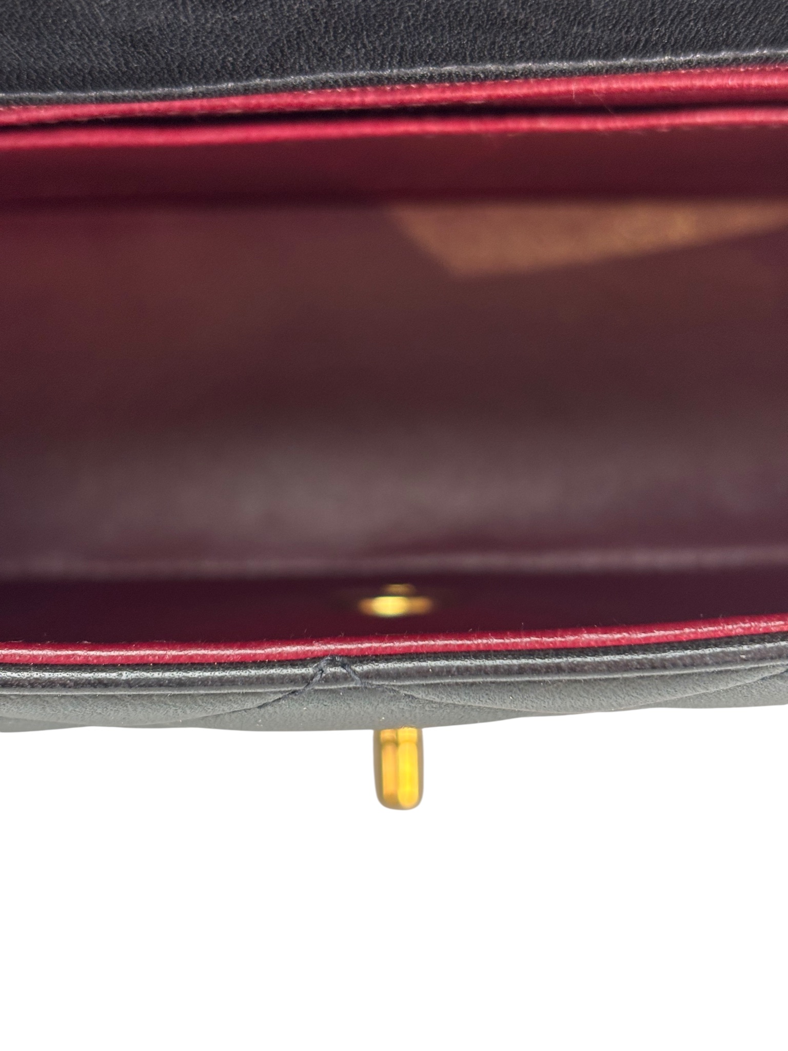 CHANEL - Small Classic Double Flap Bag Lambskin Gold Hardware (CF23)