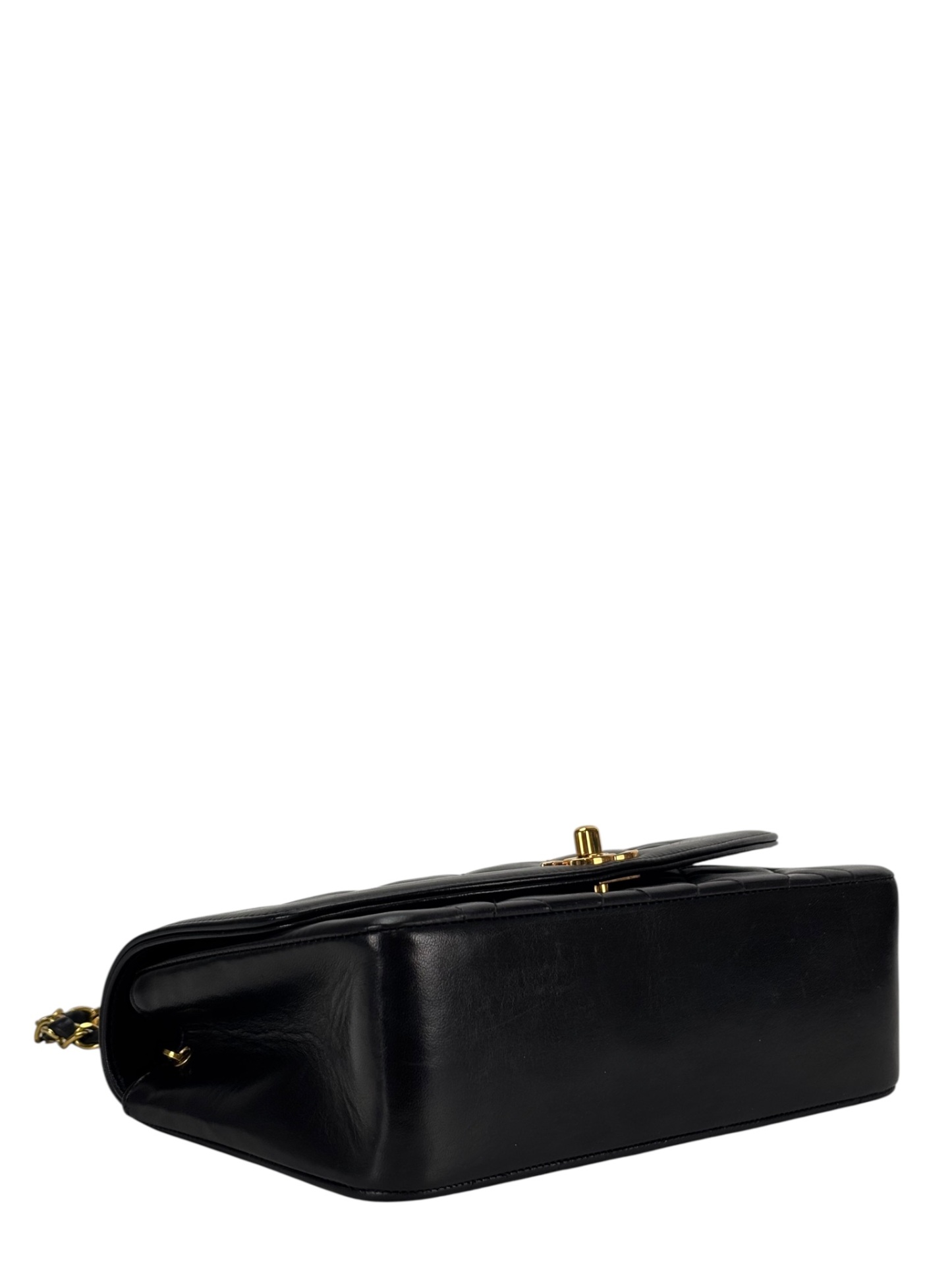 CHANEL - Small Classic Double Flap Bag Lambskin Gold Hardware (CF23)