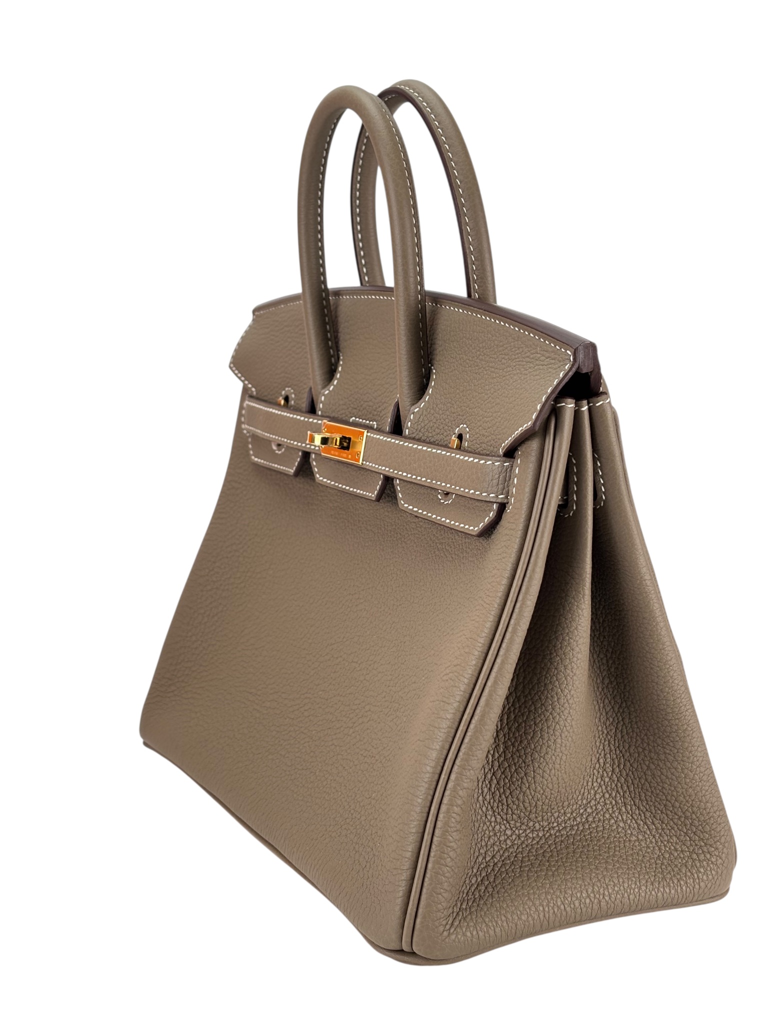HERMES - Birkin 25 Etoupe Togo Gold Hardware  