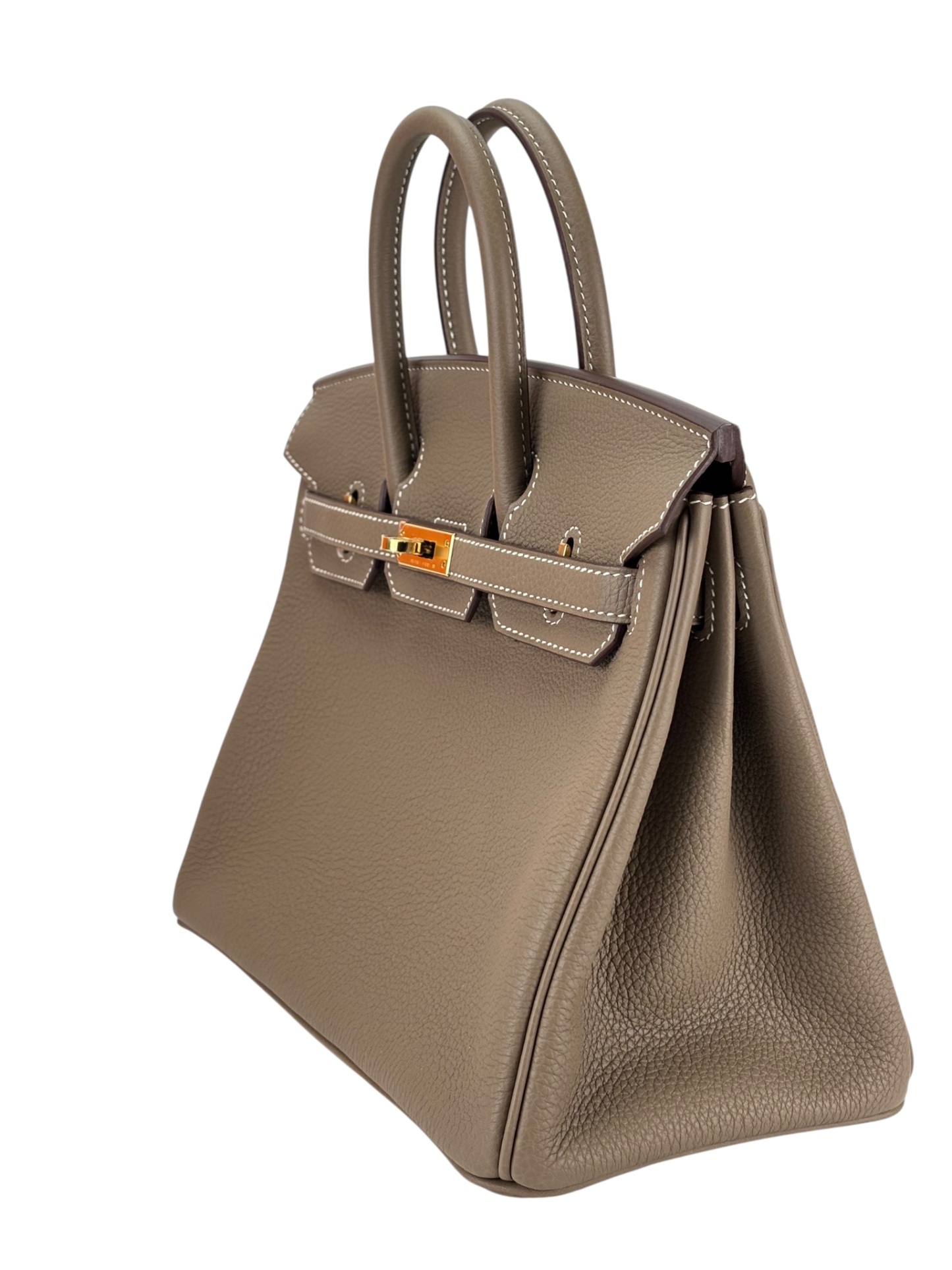 HERMES - Birkin 25 Etoupe Togo Gold Hardware  
