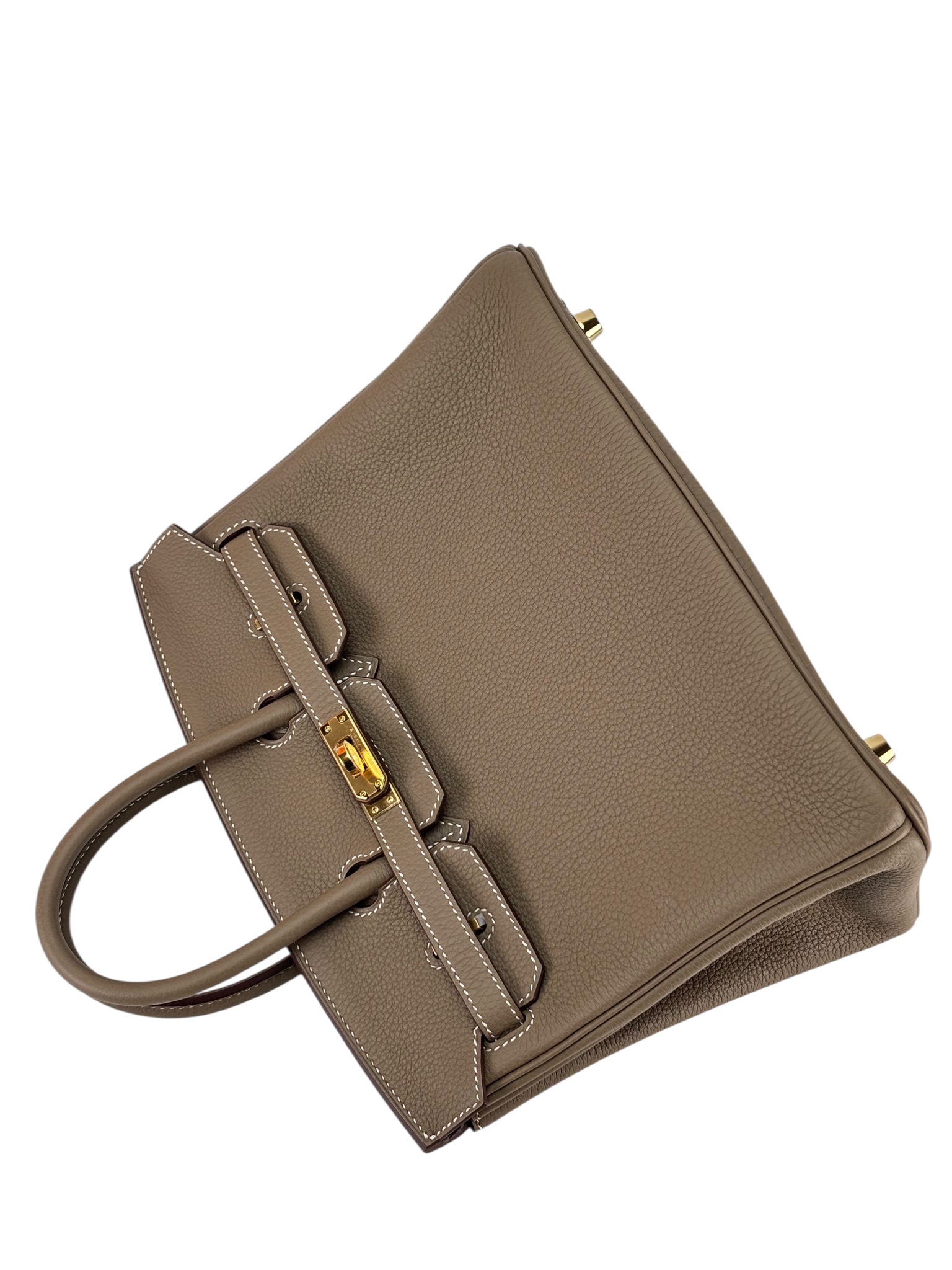 HERMES - Birkin 25 Etoupe Togo Gold Hardware  