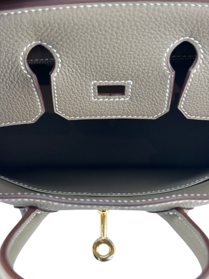 HERMES - Birkin 25 Etoupe Togo Gold Hardware  