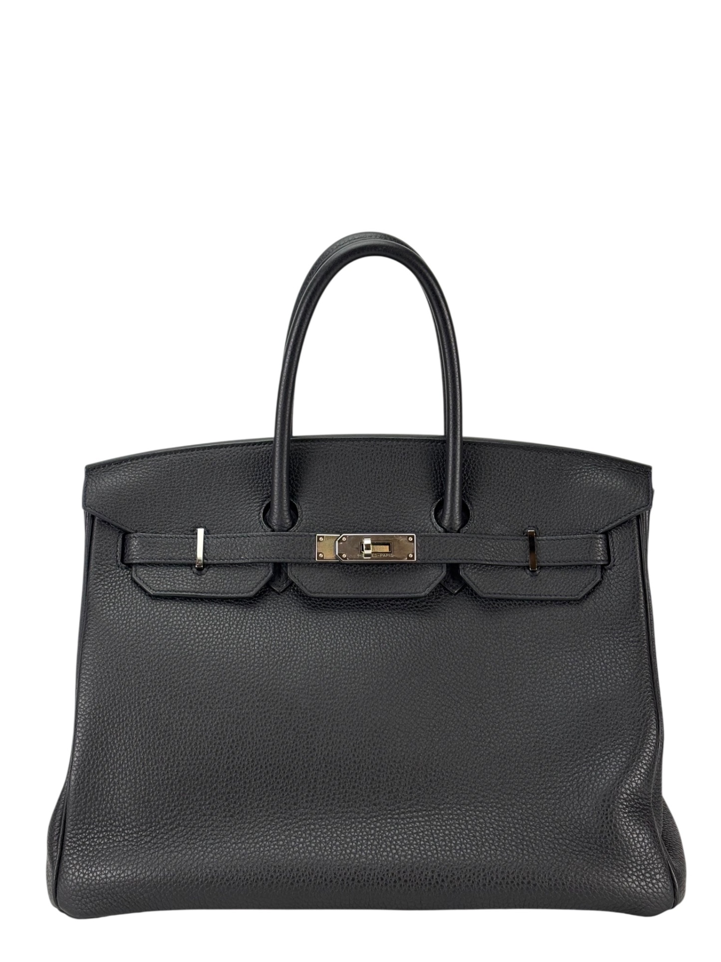 HERMES - Birkin 35 Black Togo Palladium Hardware 