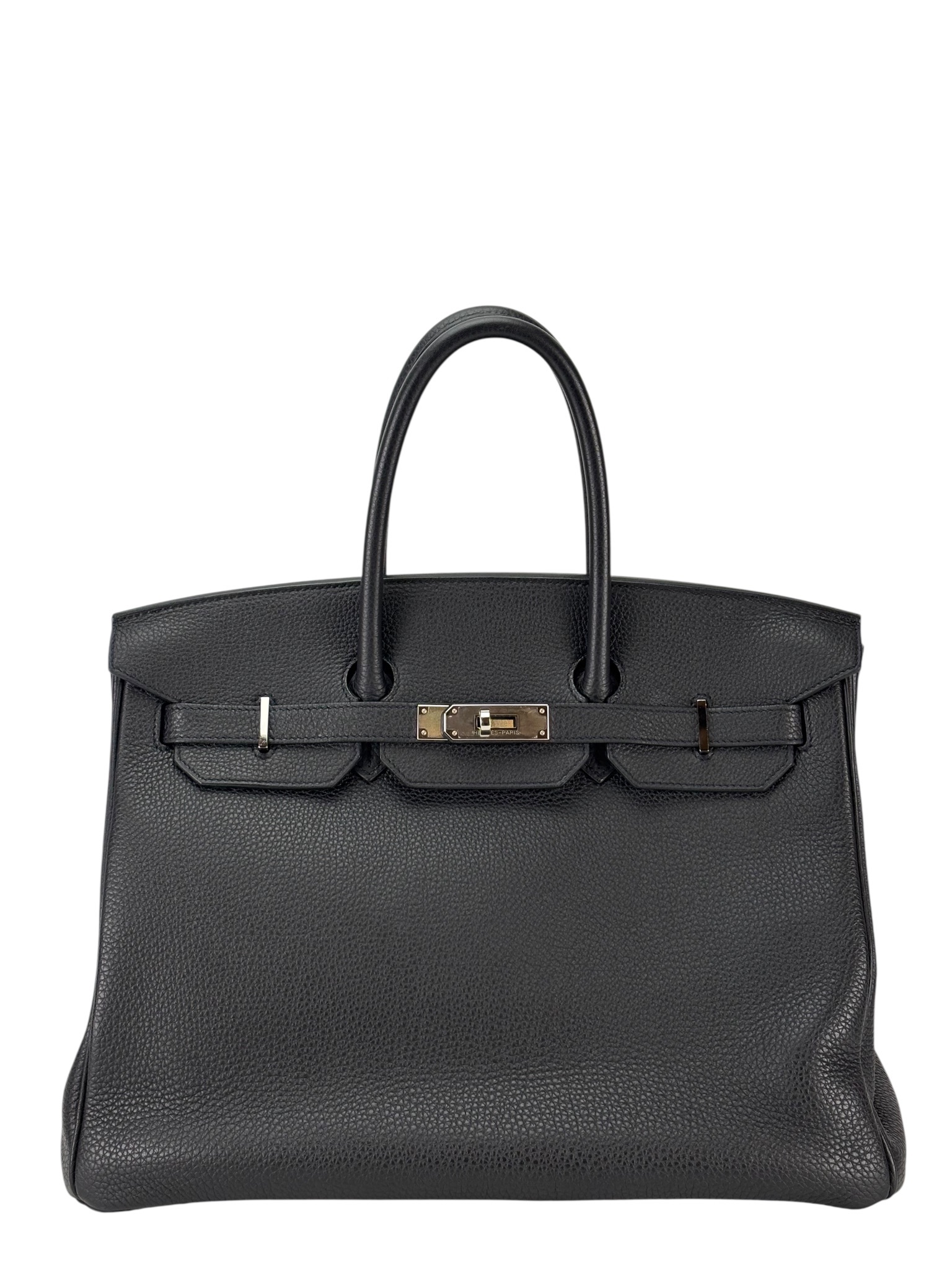HERMES - Birkin 35 Black Togo Palladium Hardware 