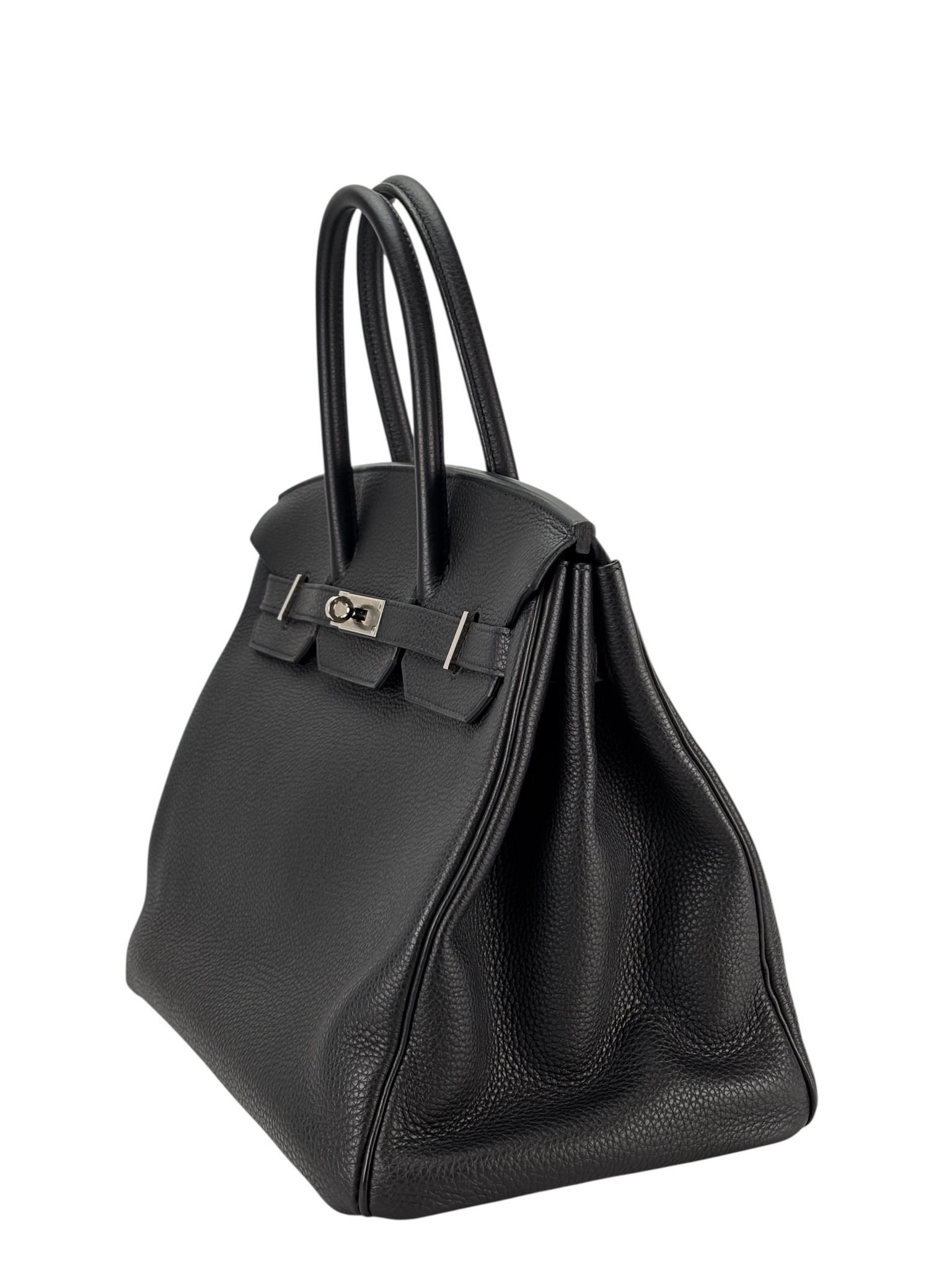 HERMES - Birkin 35 Black Togo Palladium Hardware 