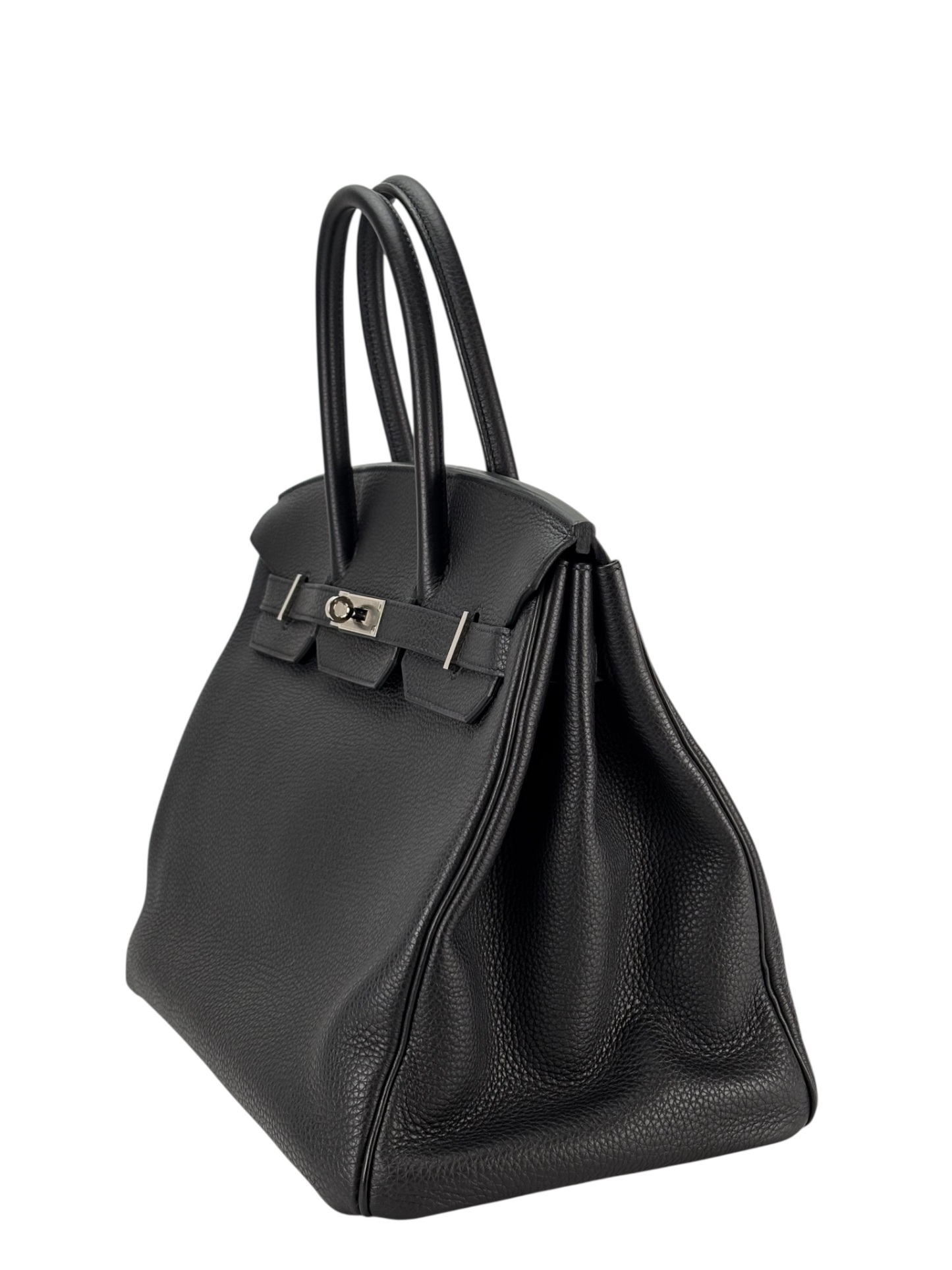 HERMES - Birkin 35 Black Togo Palladium Hardware 