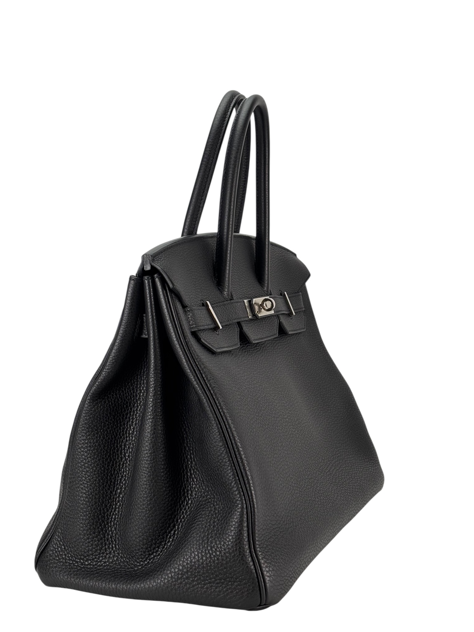 HERMES - Birkin 35 Black Togo Palladium Hardware 